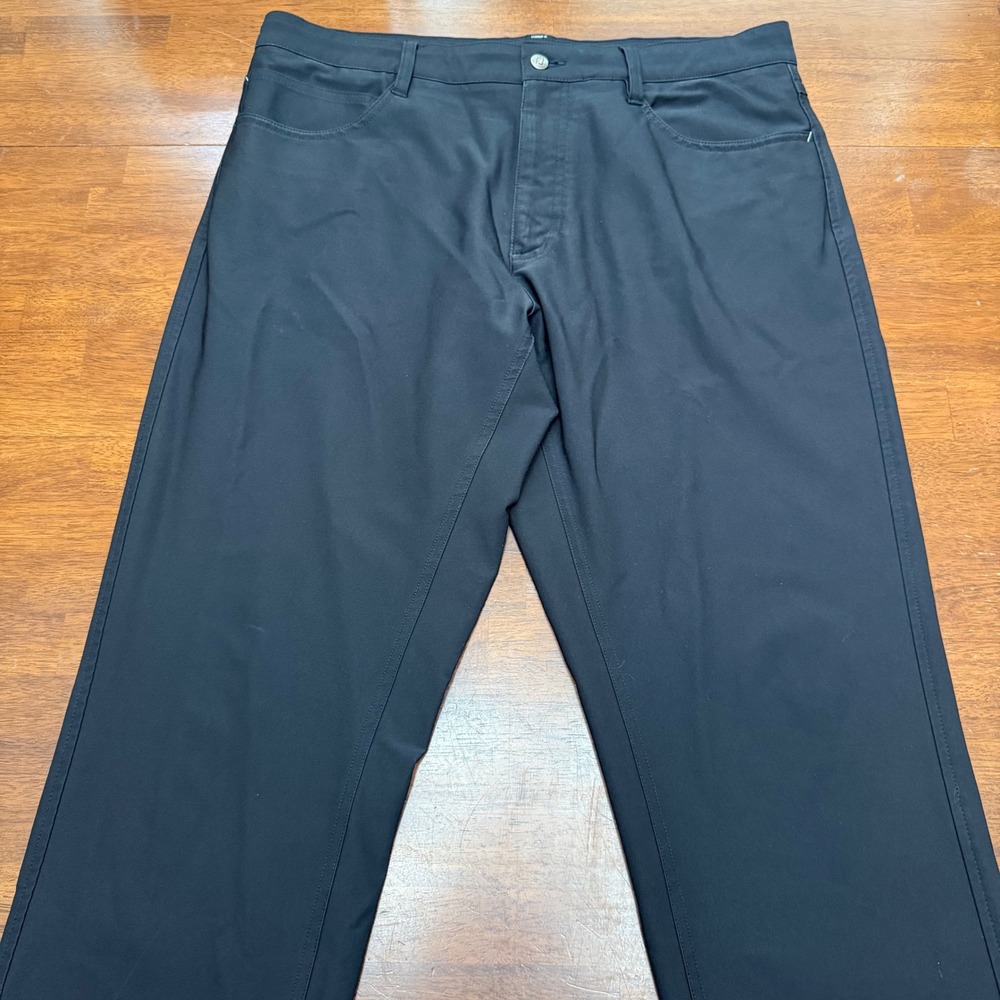 FootJoy Golf Pants Mens 35x30 Black Athletic Fit Performance Stretch SKU 24193 - Picture 3 of 13